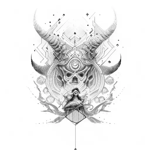 rey de picas tattoo design idea