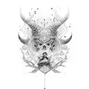 rey de picas tattoo design idea