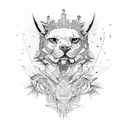 rey de picas tattoo design idea