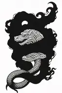 Bronze Serpent, Jesus Christ tattoo design idea
