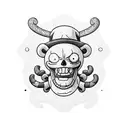 Bartholomeu kuma one piece  tattoo design idea