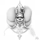 diana ross in the wiz tattoo design idea