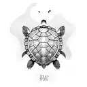 Turtle tattoo design idea
