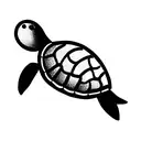 Turtle tattoo design idea