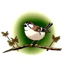 Sparrow tattoo design idea