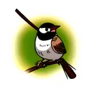 Sparrow tattoo design idea