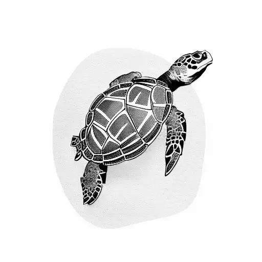 turtle  tattoo design idea