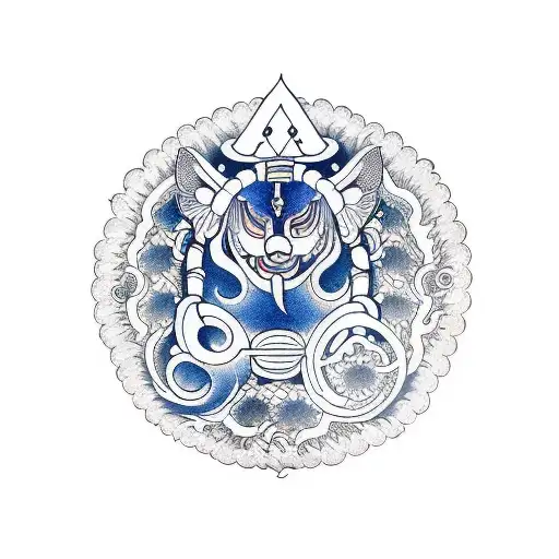 virgo and gemini tattoo design idea