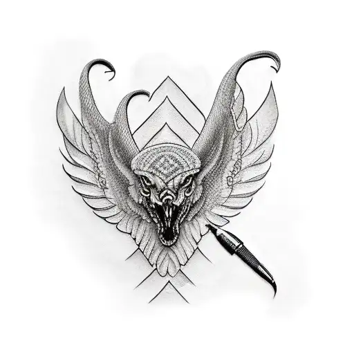 Albanian history sleeve tattoo design idea