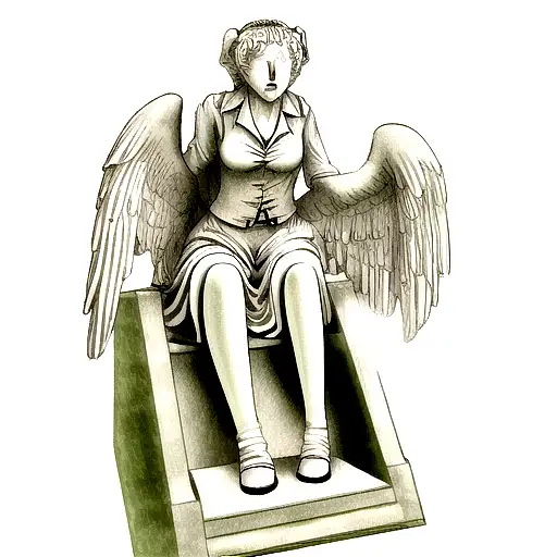 The Weeping Angel tattoo design idea