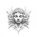 The Weeping Angel tattoo design idea