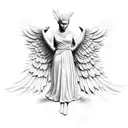 The Weeping Angel tattoo design idea