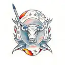 longhorn  tattoo design idea