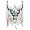 longhorn  tattoo design idea