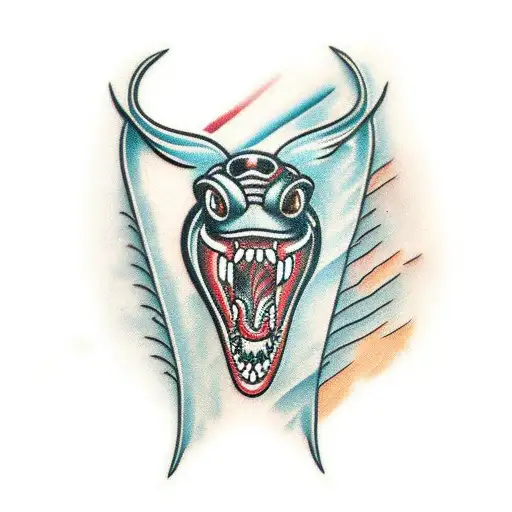 barracuda tattoo design idea