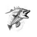 barracuda tattoo design idea