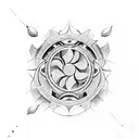 the four elements tattoo design idea