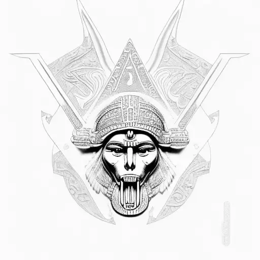 isis,mayan,angle tattoo design idea