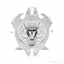 isis,mayan,angle tattoo design idea