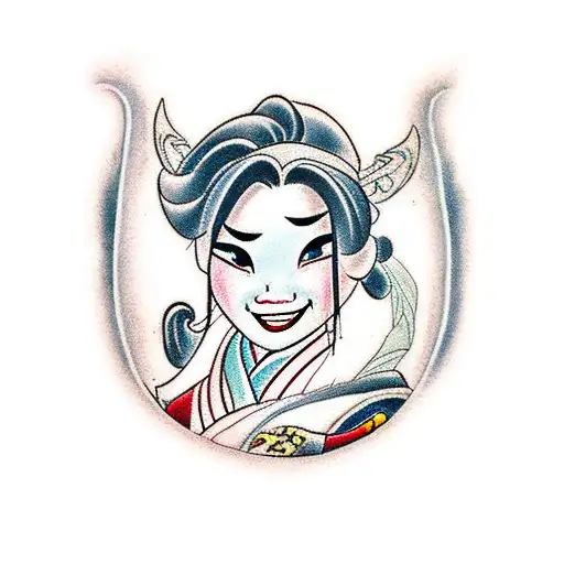 mulan tattoo design idea