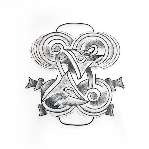 Matching tattoo for black gay couple going on 4 years in their relationship tattoo design idea