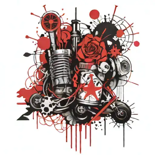 underground tattoo design idea