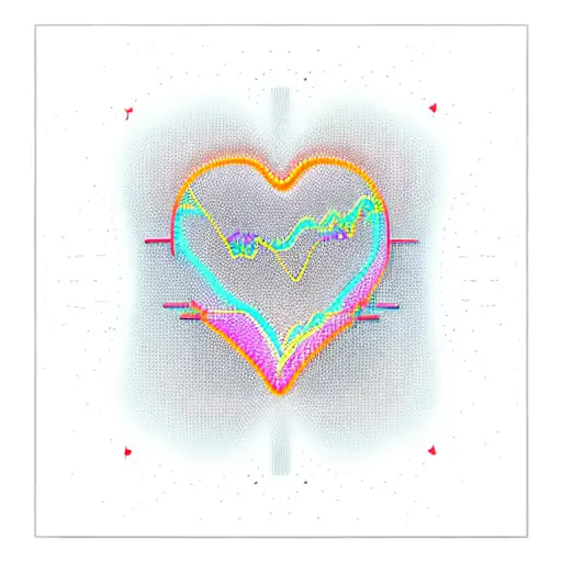 heartbeat diagram that finishes with a welder tattoo design idea