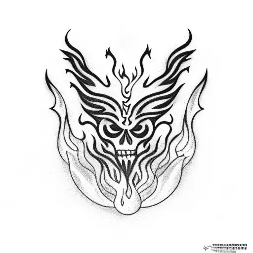 butter knife. flame only on edge. edge. edge. butter knife. butter knife with flaming edge. no details tattoo design idea