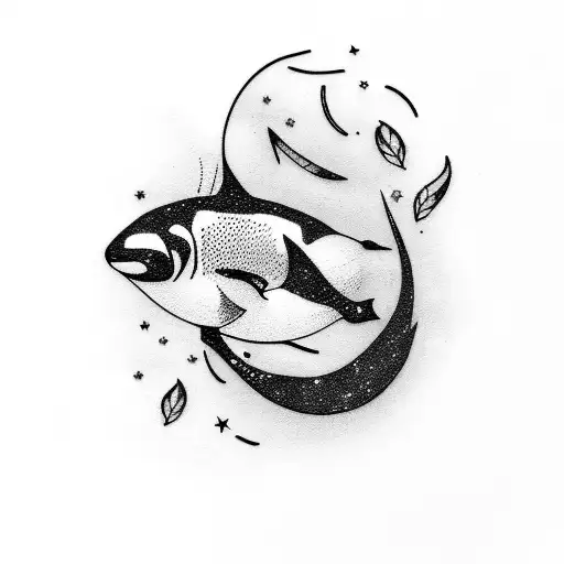 Orca tattoo design idea