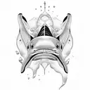 killer whale tattoo design idea