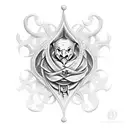 jester tattoo design idea