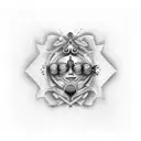 jester tattoo design idea