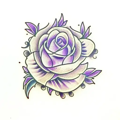 Lavender tattoo design idea