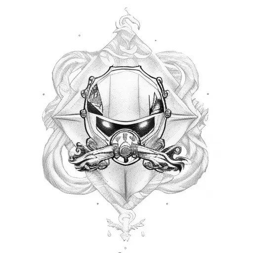 A majestic Harley Davidson motorcycle sailing across the sea tattoo design idea