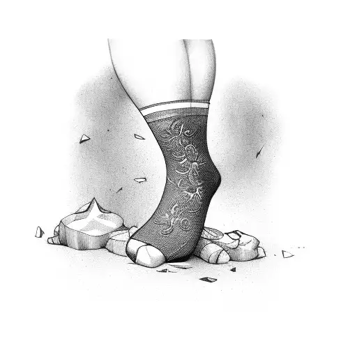 Underpants socks parfuem tattoo design idea