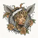 999 juice wrld tattoo design idea