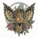 999 juice wrld tattoo design idea