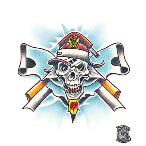 dirt rock n roll tattoo design idea