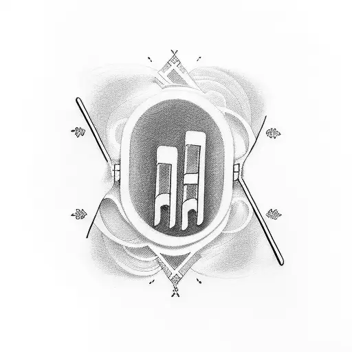 "Music serves to elevate lift our souls fill our hearts with love and hope" tattoo design idea