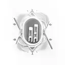 "Music serves to elevate lift our souls fill our hearts with love and hope" tattoo design idea