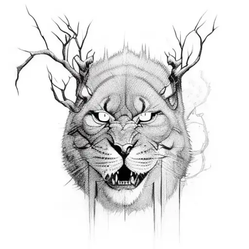 I am mad. ( scoffs ) I am a danger. In my mind, there are different worlds creeping in. The heavens and Earth colli tattoo design idea