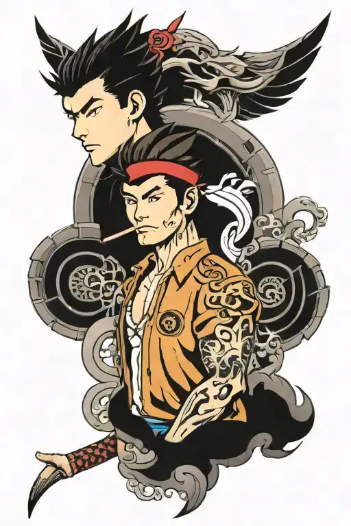 shenmue tattoo design idea