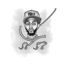 Nipsey Hussle inspired tattoo design idea