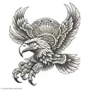 mexico eagle Aztecs tattoo design idea