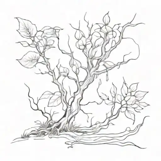 wabi sabi imperfection tattoo design idea
