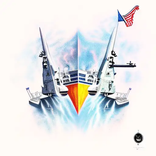 USS Seattle  tattoo design idea