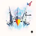 USS Seattle  tattoo design idea