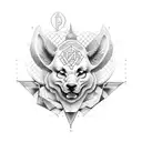 psalm 23:4 tattoo design idea