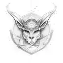 psalm 23:4 tattoo design idea