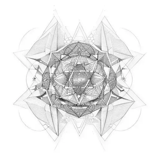 quantum computer tattoo design idea